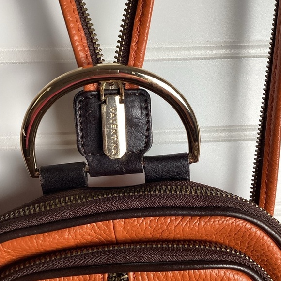 Valentina Backpack converter Purse BrownWith Black Trim  Excellent Condition main image 6